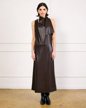 Load image into Gallery viewer, The Maddox Luxe Faux Leather Maxi Dress