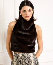 Load image into Gallery viewer, The Luxe Mink-Mode Halter (Brown)