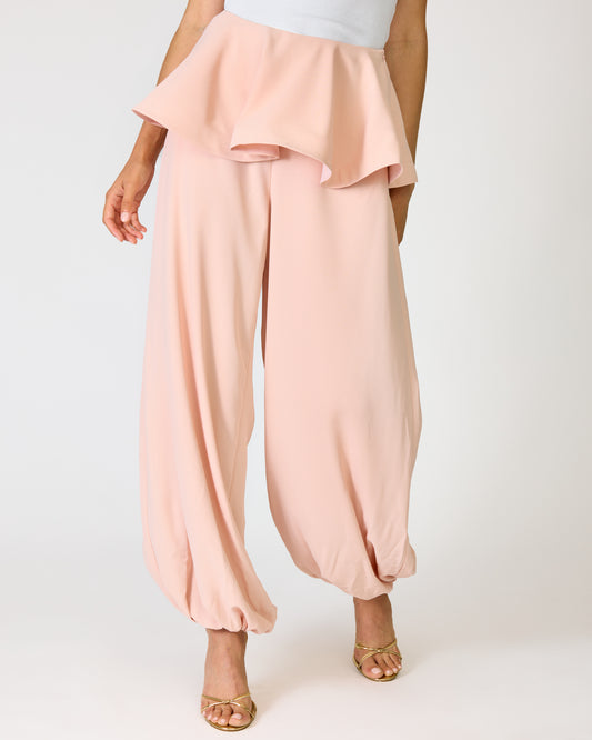 Blush Breeze Peplum Pant