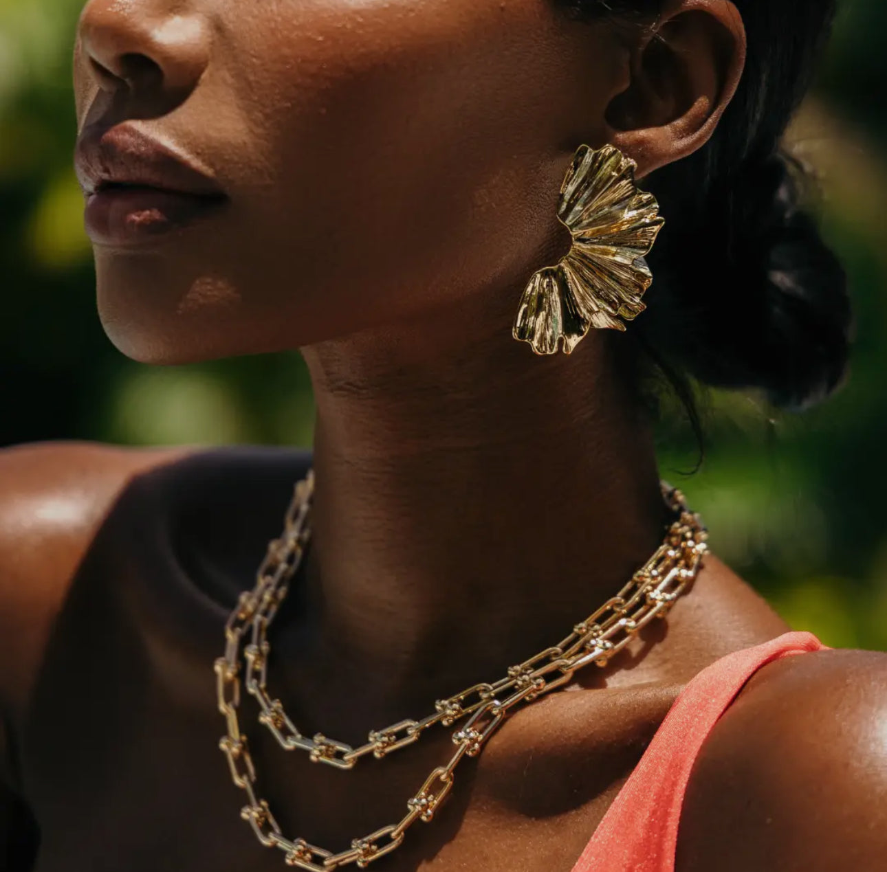 Vintage Fan earrings