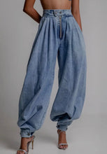 Load image into Gallery viewer, The Blue Jean Bubble Pant