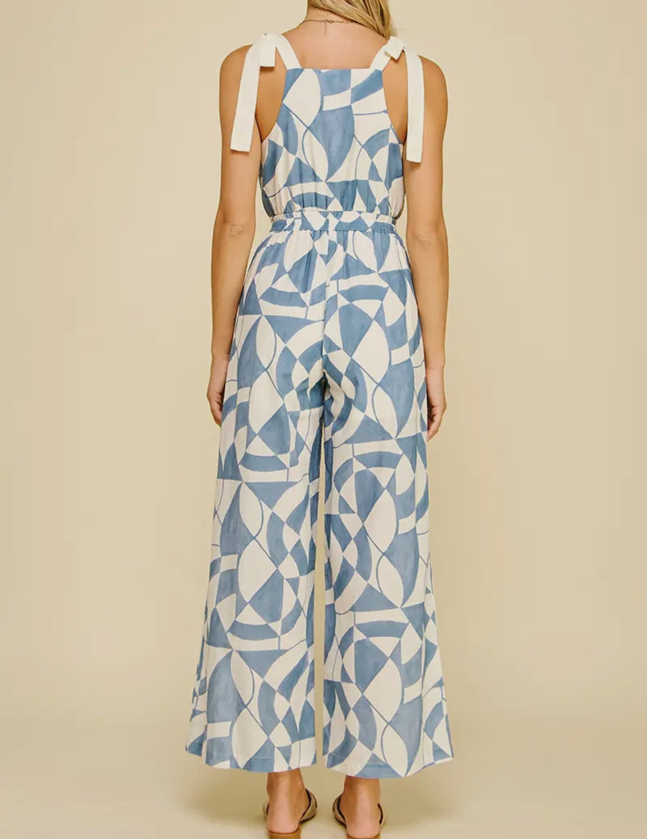 Geometric Print Jumpsuit