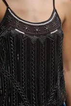 Load image into Gallery viewer, Midnight Stardust Sequin Cami – Chocolate
