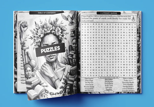 Black Women Word Search Book
