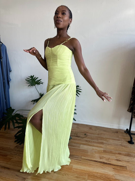 Pleated Perfection Dress – Available in Blush Pink & Citrus Lime