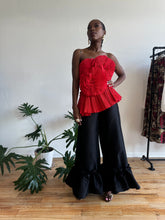 Load image into Gallery viewer, Ruffle Hem Wide-Leg Pant