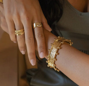 The CROWN studded cuff