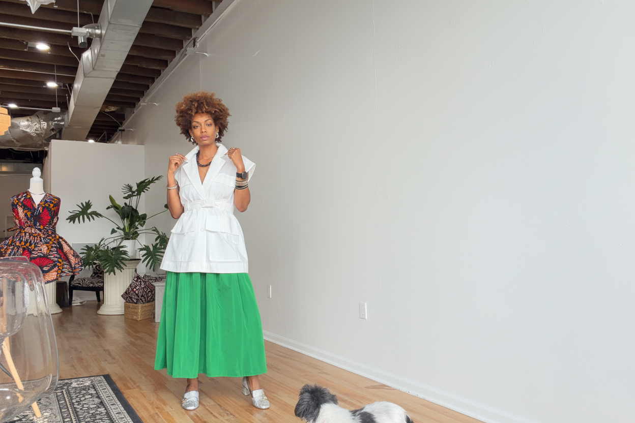 The Modern Muse Belted Utility Vest