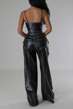 Load image into Gallery viewer, Cut Out Faux Leather Pant
