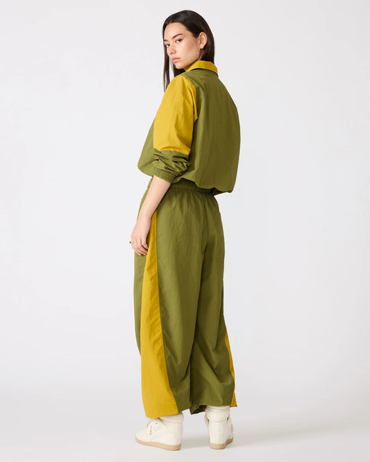 Olive Grove Wide-Leg Pant