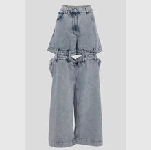 Load image into Gallery viewer, Denim Flare with Split detail
