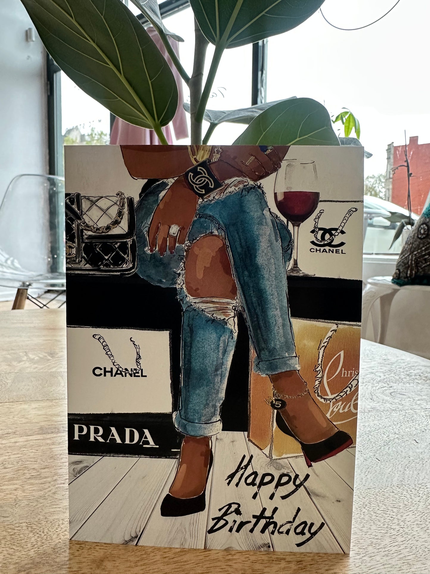 Luxury Girly birthday card