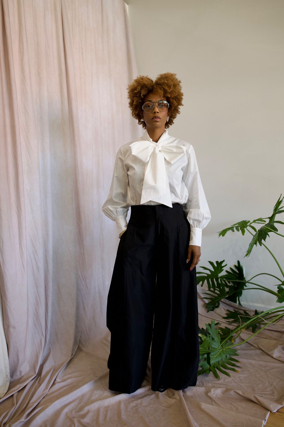 After Hours Pleated Wide-Leg Pant