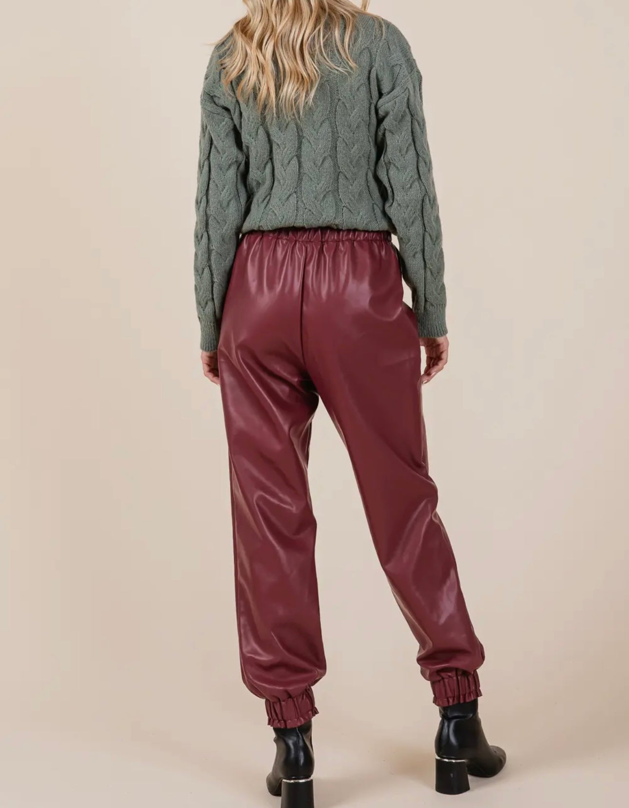 Bordeaux  Jogger PLUS SIZE