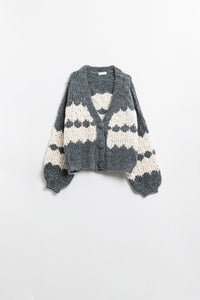 Sequin Speckle Knit Cardigan