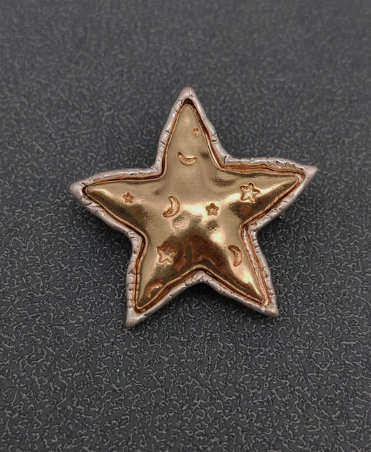 Celestial Glow Star Brooch