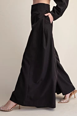 After Hours Pleated Wide-Leg Pant