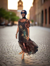 Load image into Gallery viewer, The Calluna Sheer Maxi Dress
