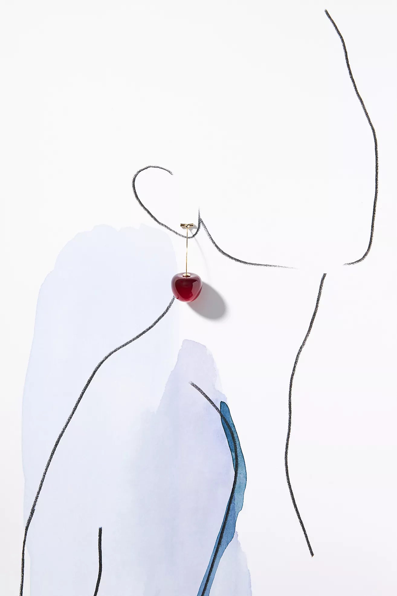 Sweet Temptation Cherry Drop Earrings