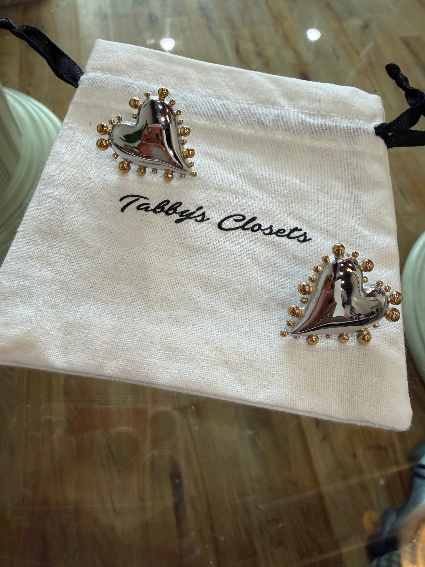 Heartbeat Stud Earrings