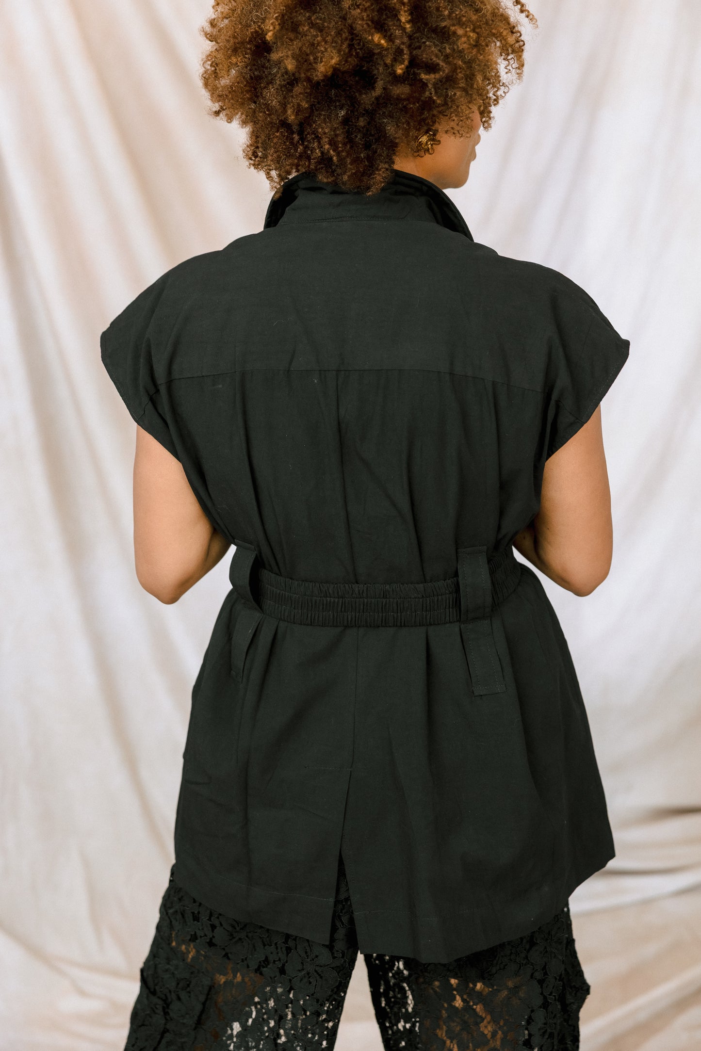 The Modern Muse Belted Utility Vest
