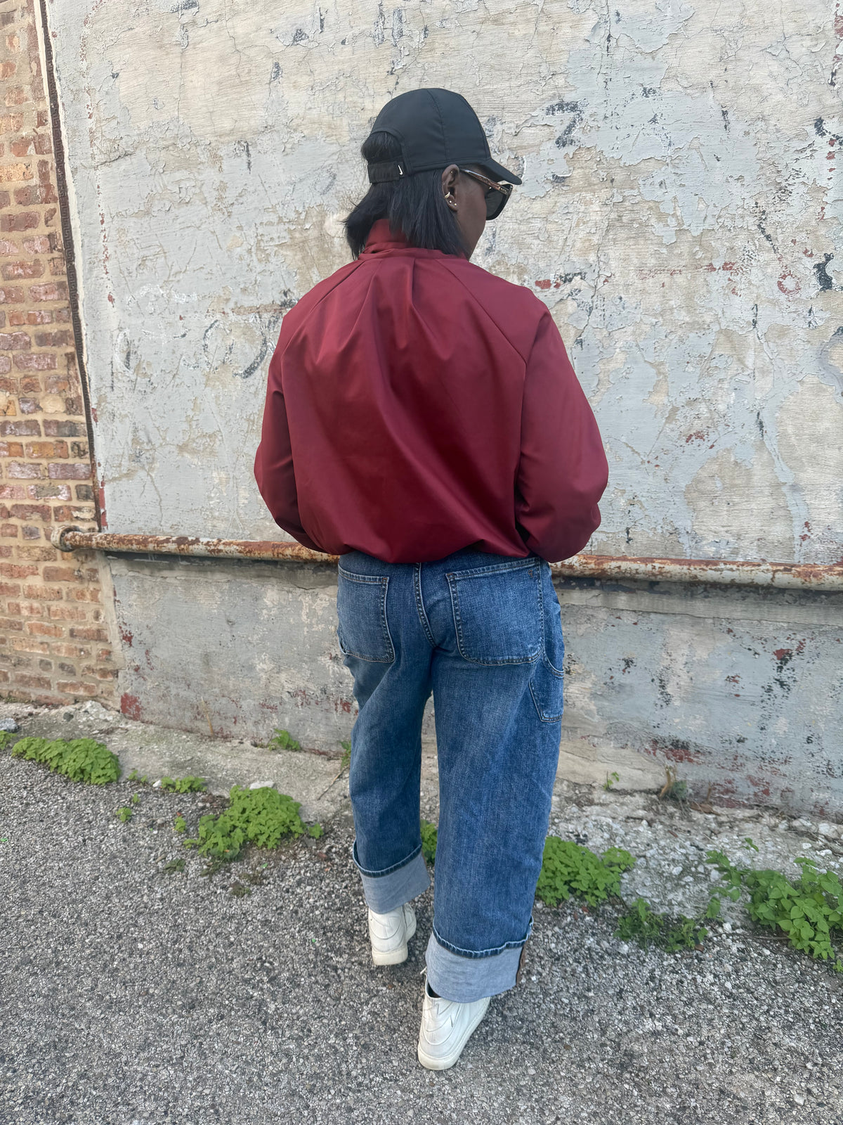Bow-Tie Bomber Jacket | Cocoa & Merlot