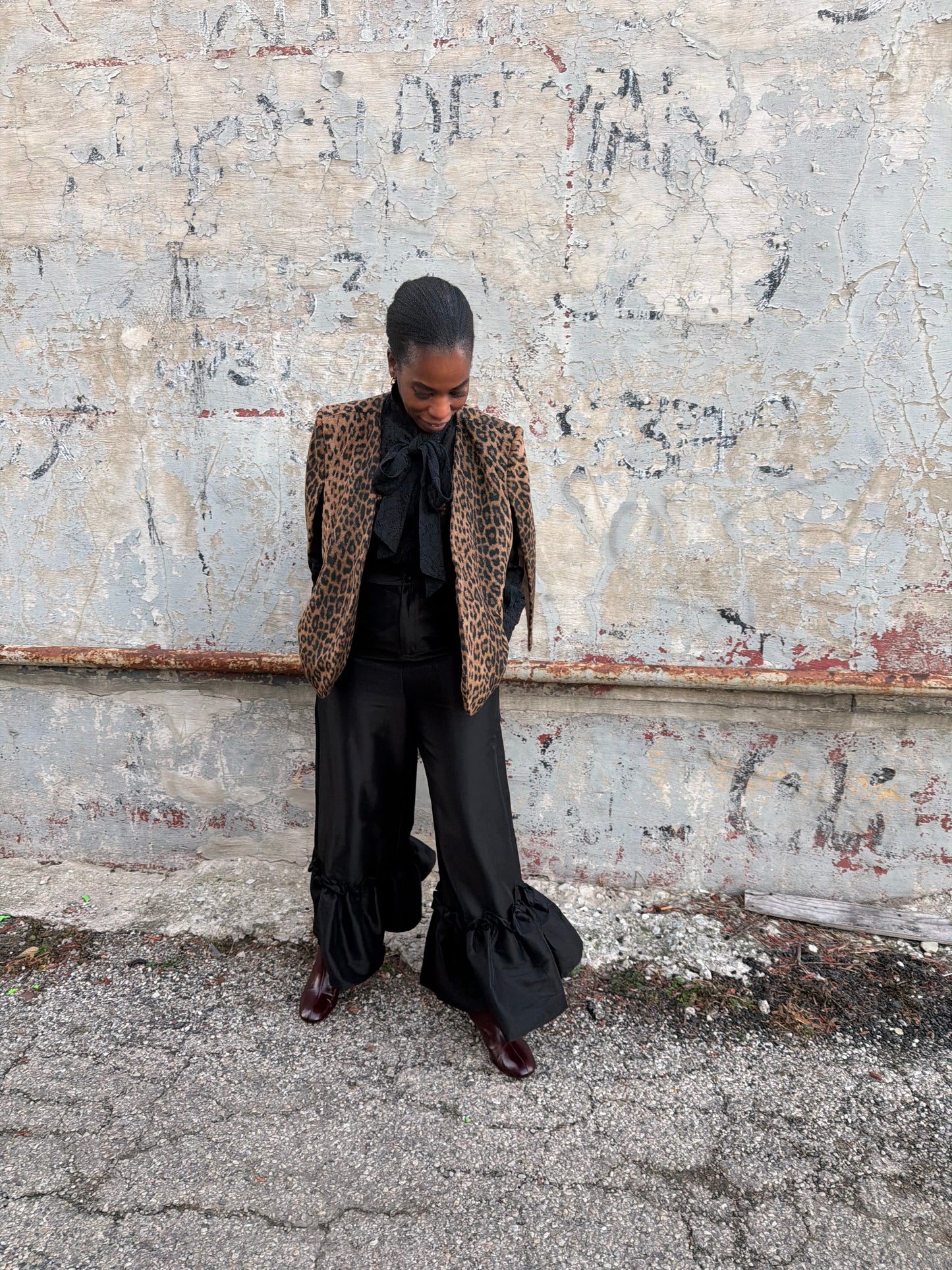 The Midnight Lace Romance Blouse