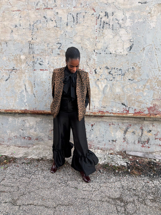 The Midnight Lace Romance Blouse