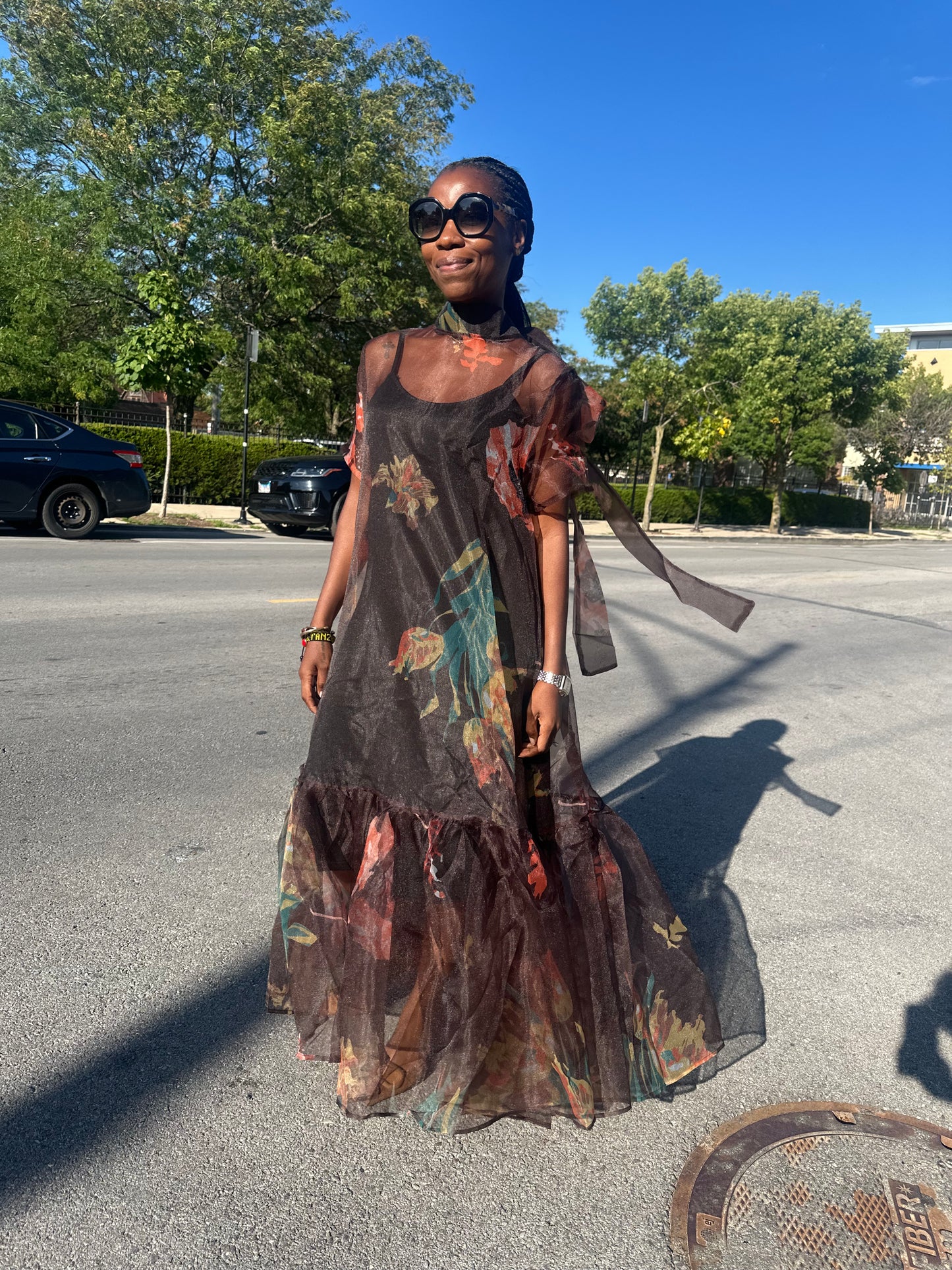 The Calluna Sheer Maxi Dress