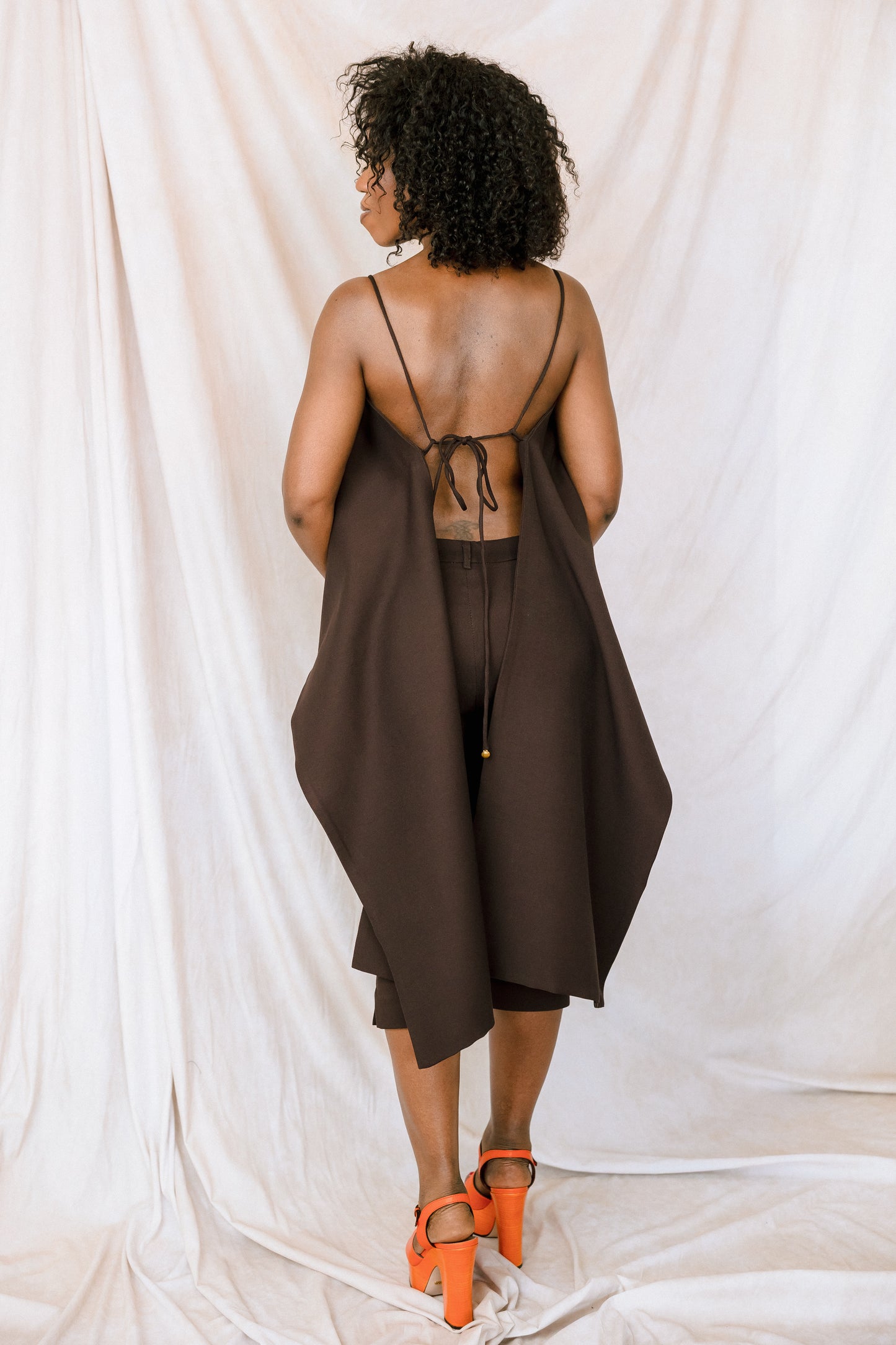 Cocoa Cascade Drape Set