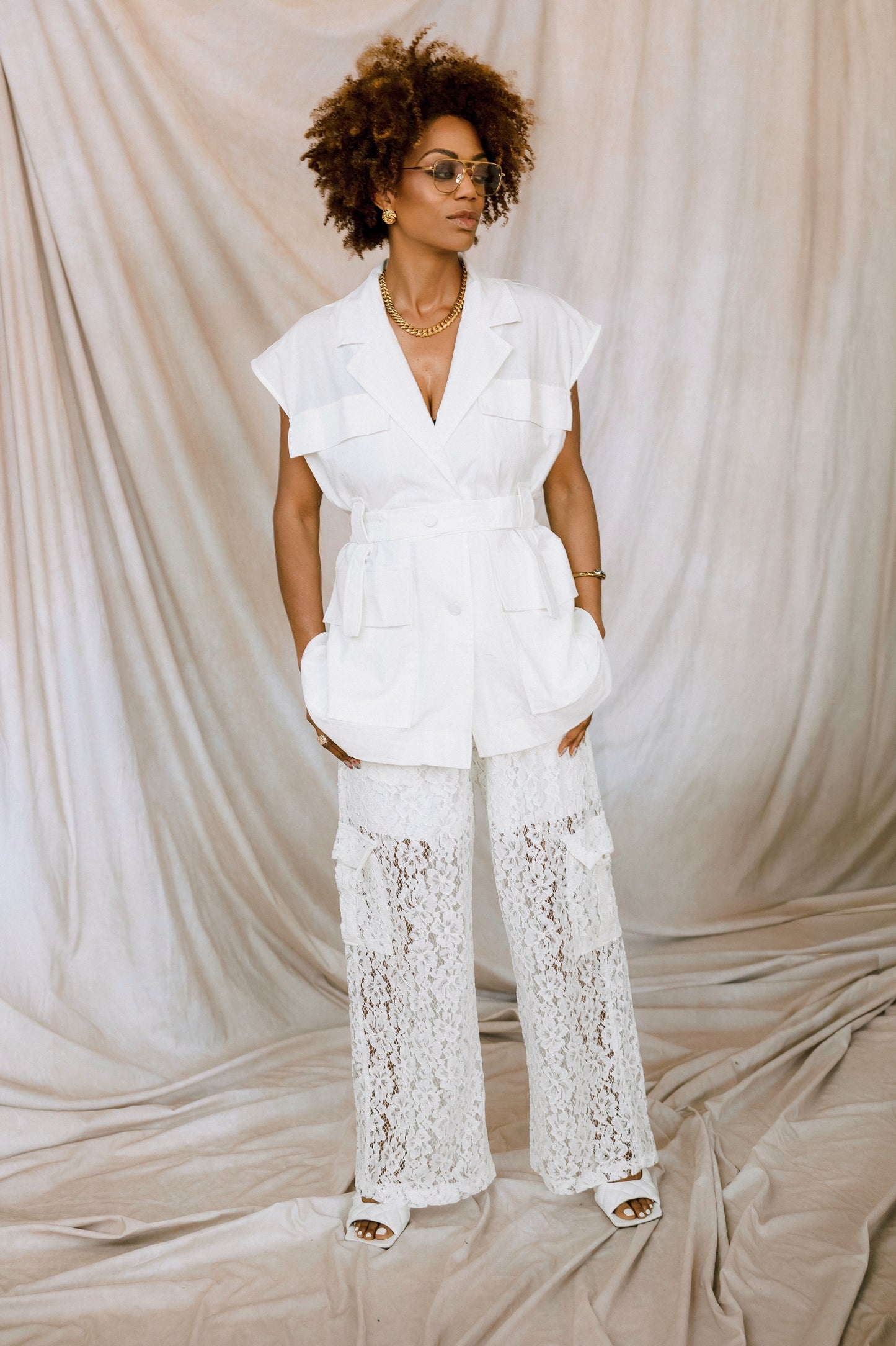 Lace Luxe Utility Pant