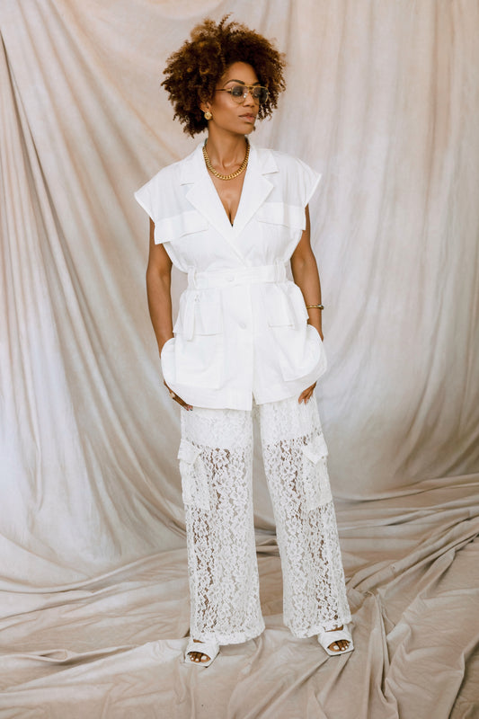 Lace Luxe Utility Pant