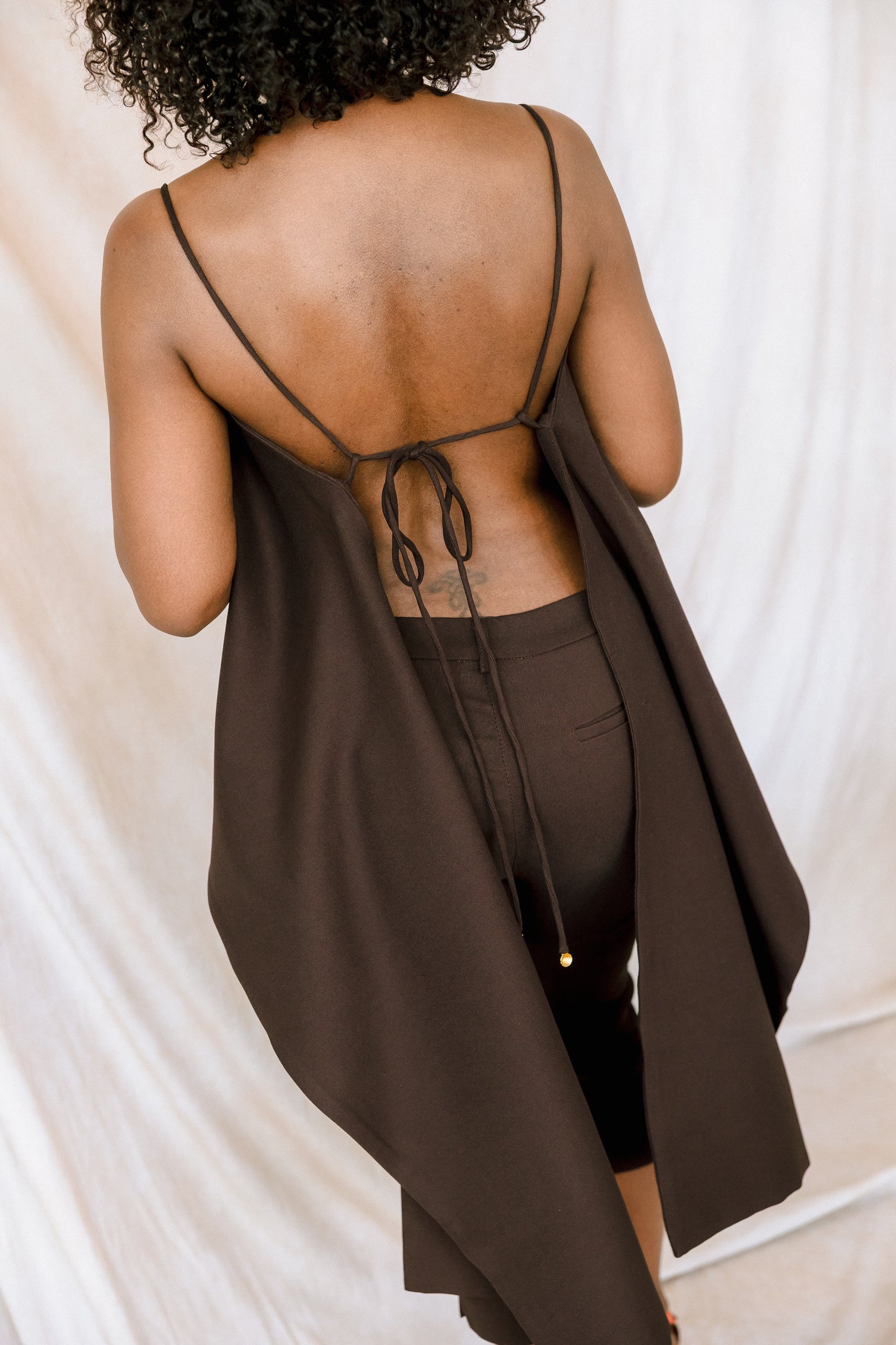 Cocoa Cascade Drape Set