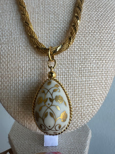Vintage Golden Egg necklace