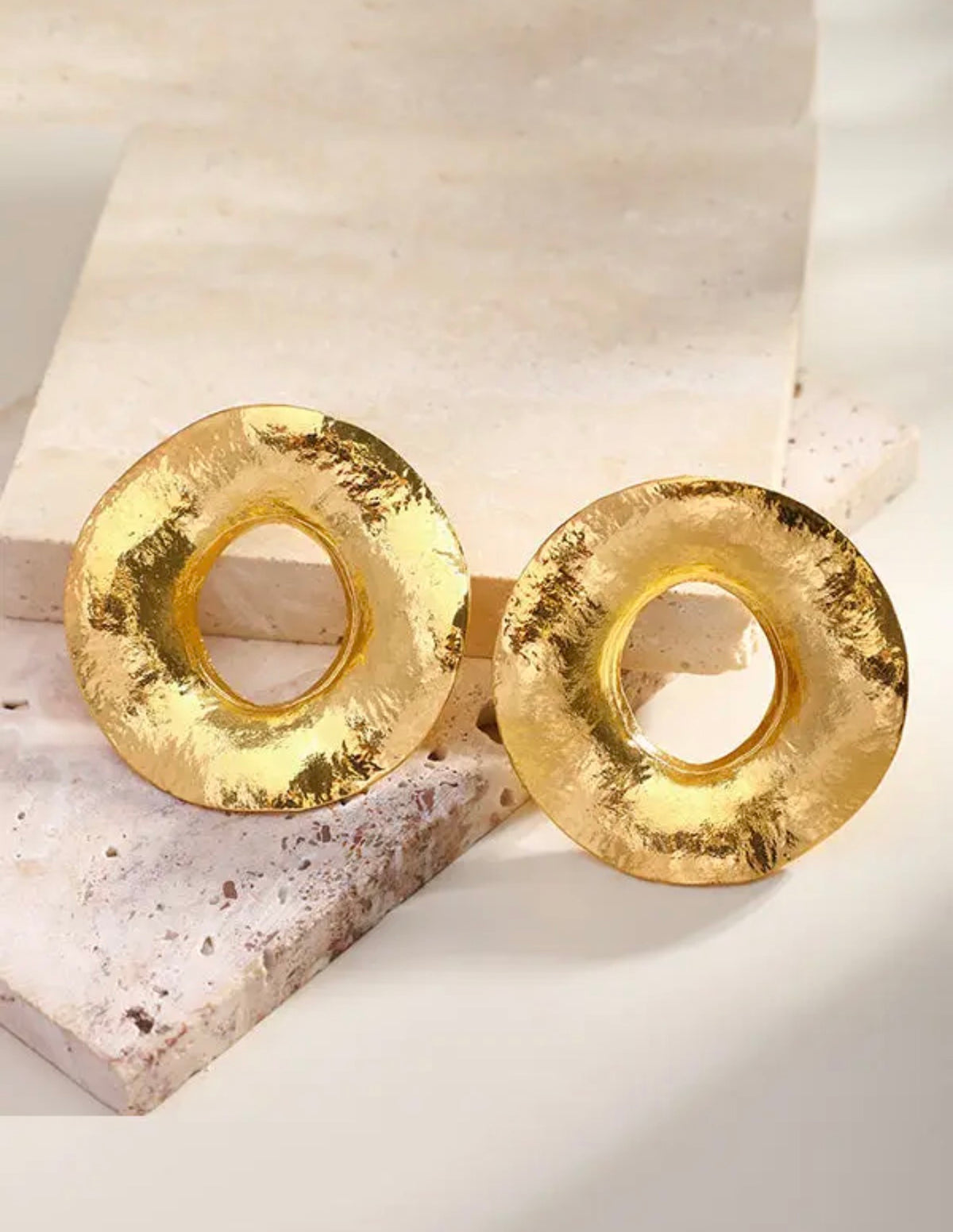 Molten Halo Statement Earrings