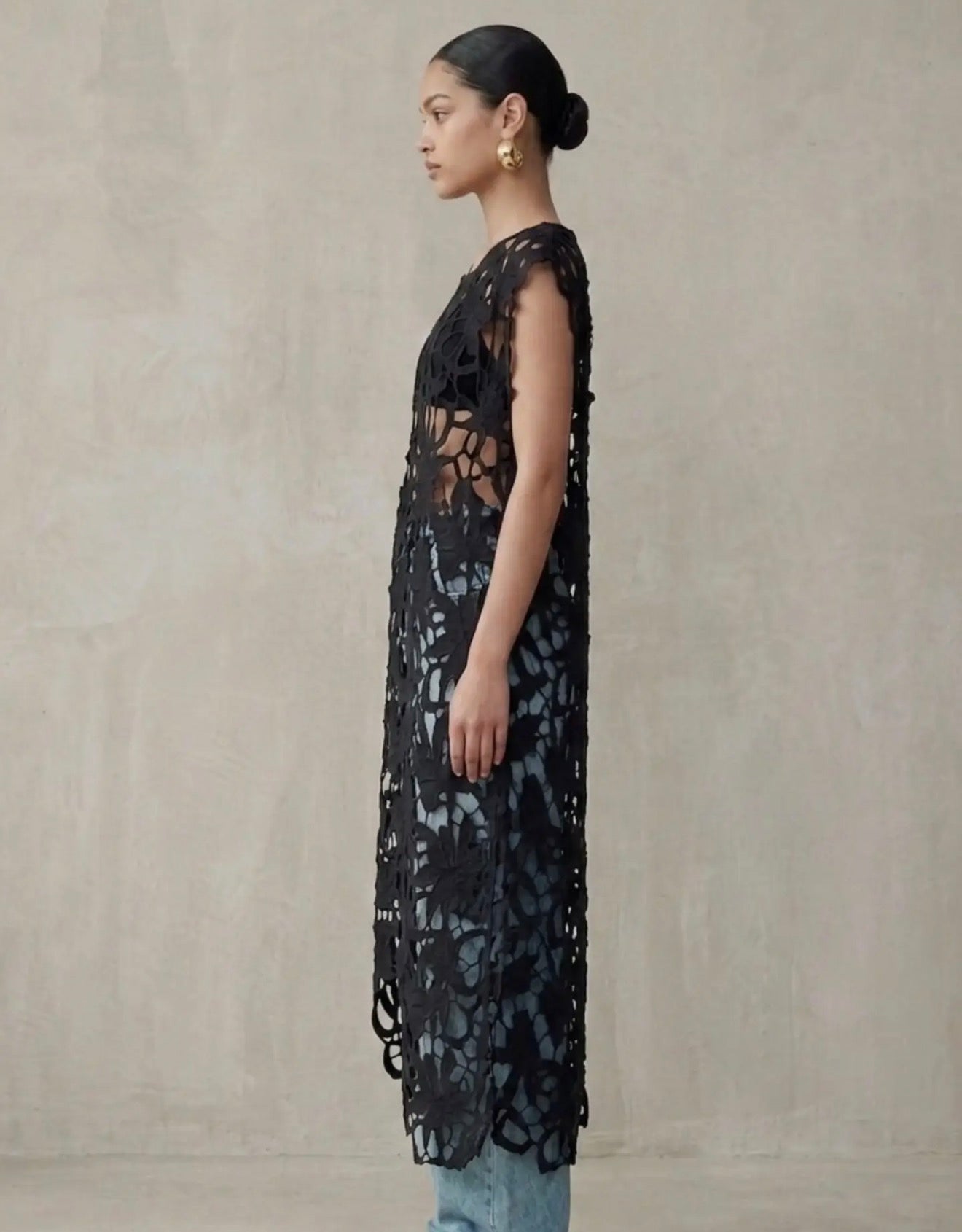 Midnight Garden Lace Tunic