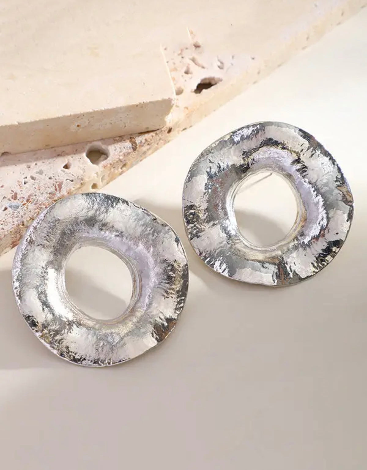 Molten Halo Statement Earrings