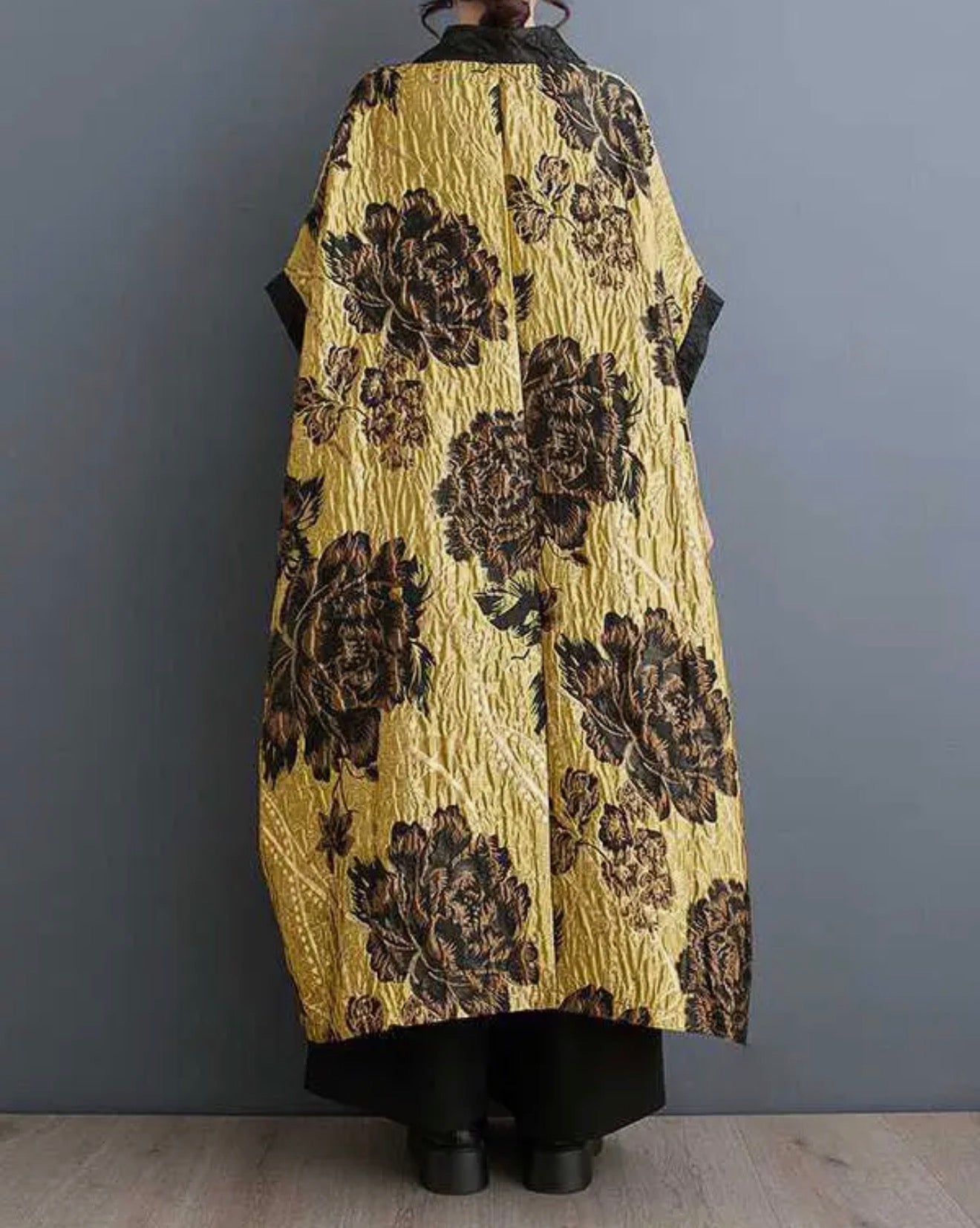 Golden Garden Statement Kimono