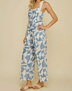 Geometric Print Jumper