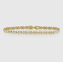 Load image into Gallery viewer, Bezel Tennis Bracelet
