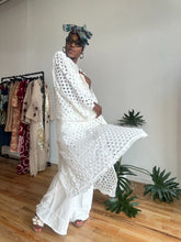 Load image into Gallery viewer, Boho Edge Denim Kimono - WHITE
