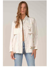 Load image into Gallery viewer, Starry Cargo Shirt Jacket
